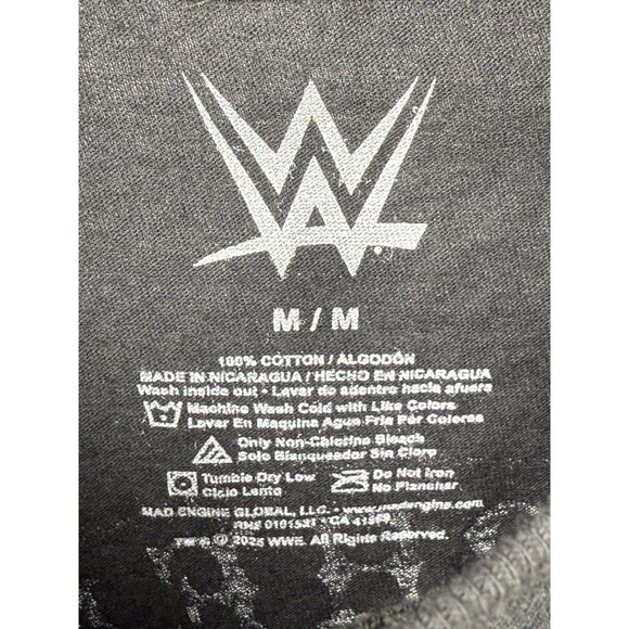 NWOT WWE Undertaker T Shirt Men's Medium Black The Phenom Wrestling Graphic Tee - Picture 4 of 5